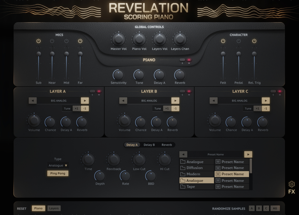 Kontakt Library UI 3D: Middle level of detail