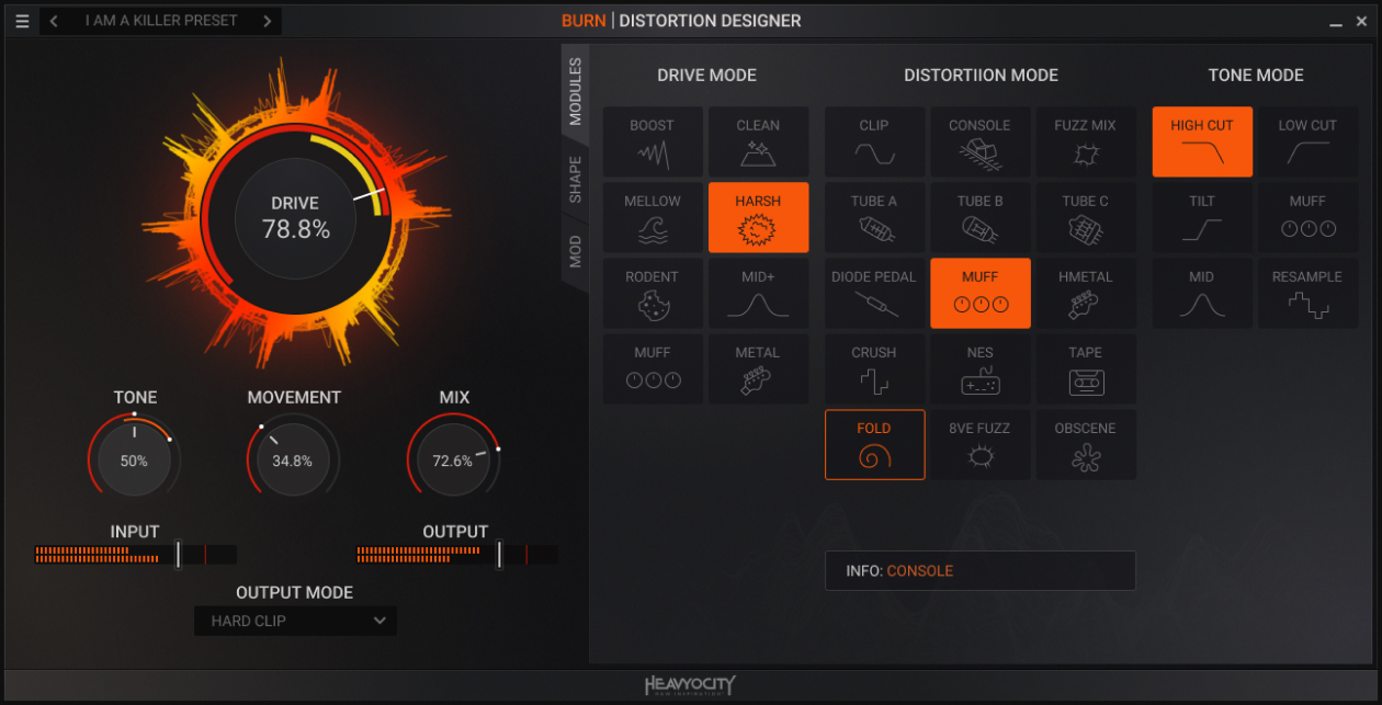 VST UI 2D: Middle level of detail