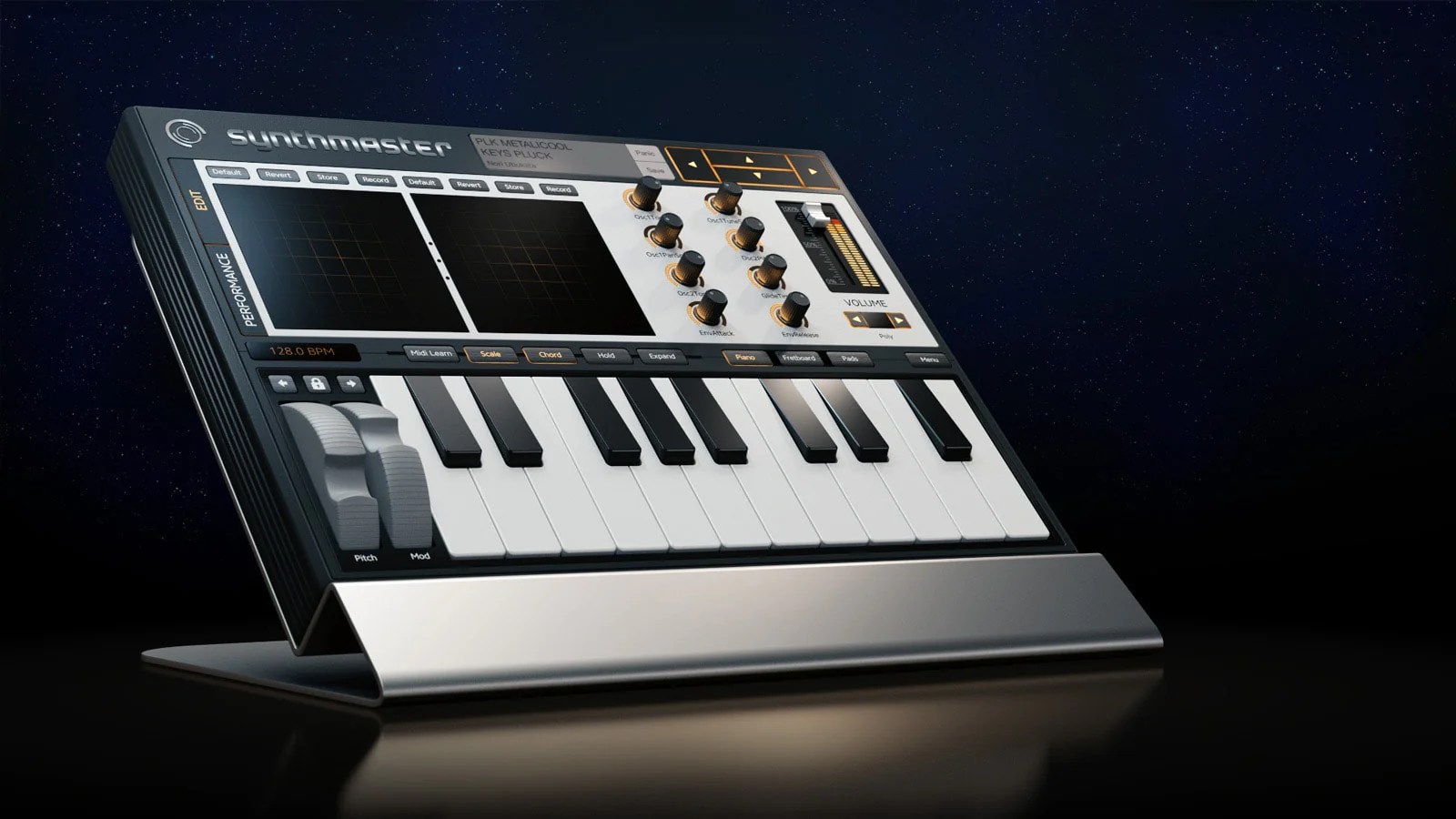 Synthmaster iOS Synth UI design and artwork by Voger