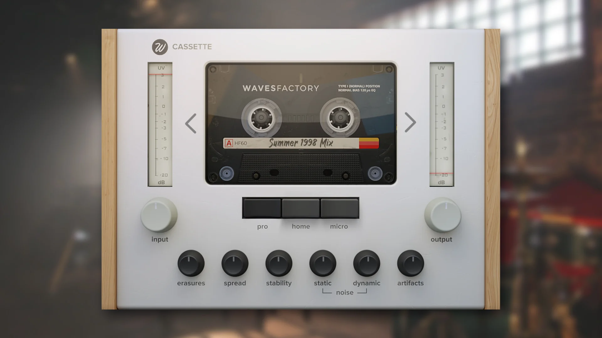 Wavesfactory Cassete Plugin GUI by Voger