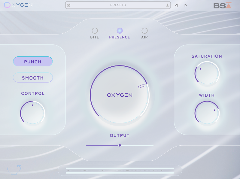Black Salt Audio Oxygen vocal enhancer and exciter plugin