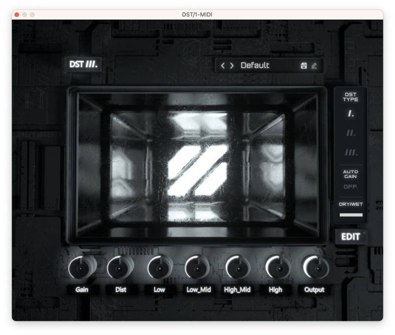 Future Audio DST distortion plugin for sound design