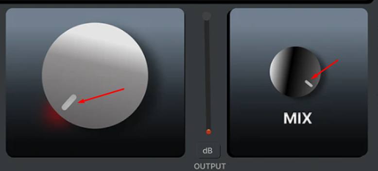 UI analysis highlighting incorrect knob rotation angle relative to its value