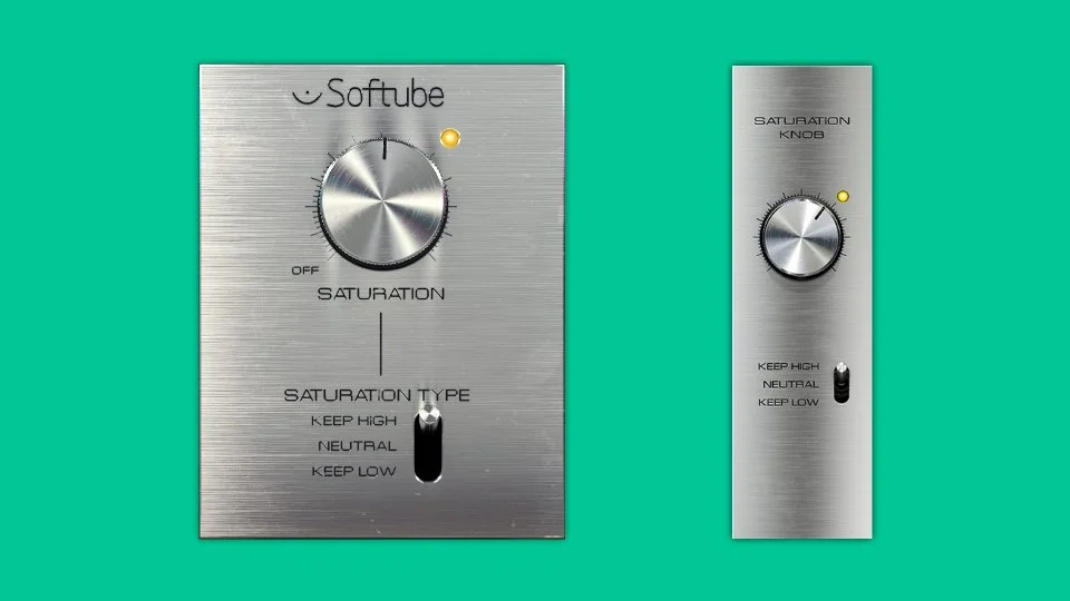 Softube Saturation Knob free distortion and harmonics plugin