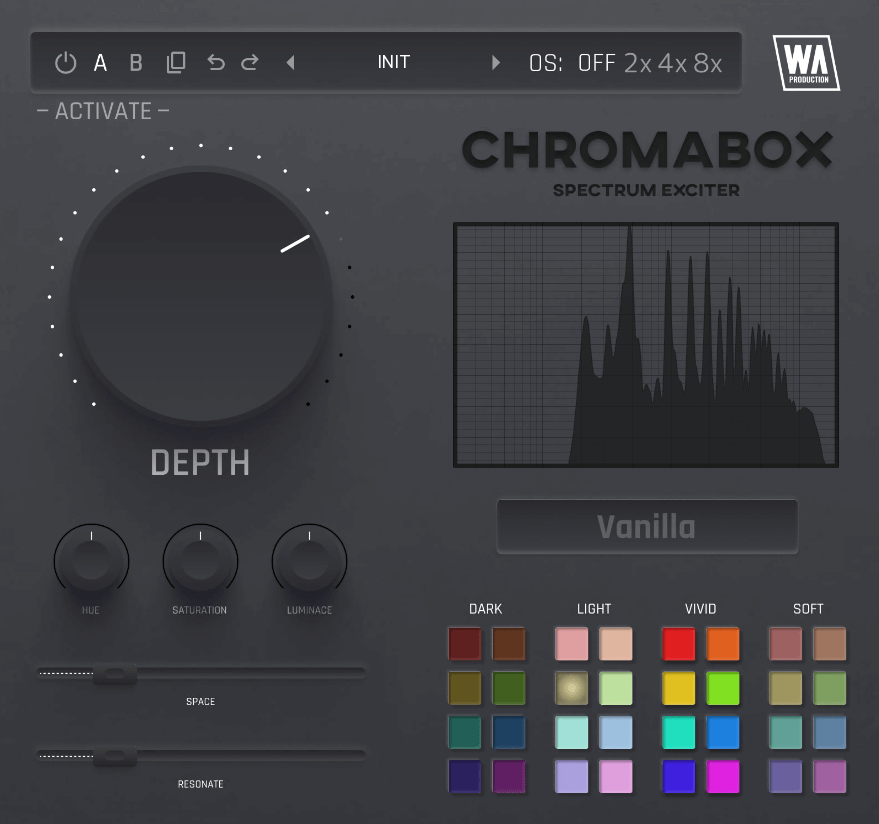 W.A. Production ChromaBox saturation and distortion effect