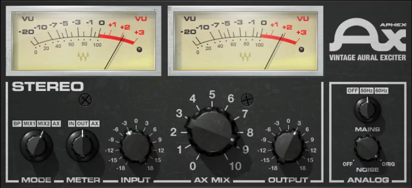 Waves Aphex Vintage Aural Exciter classic harmonic hardware emulation