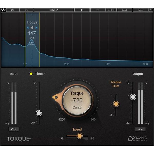 Waves Torque drum tone shifter and pitch correction plugin