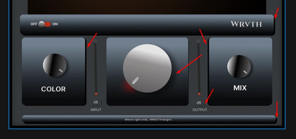 Inconsistent spacing and margins between main control knobs