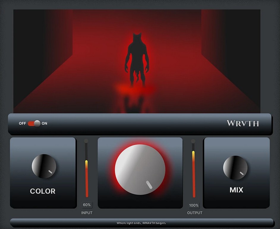 WRVTH creative distortion and saturation plugin interface